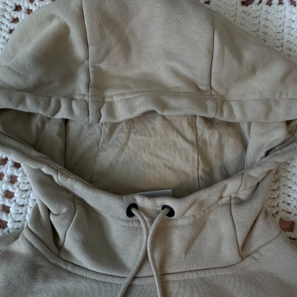 Nike Side-Zip Cropped Hoodie - Stone - Picture 3 of 11